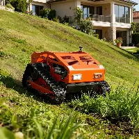SH-550B remote control tracked mower — 550mm wireless lawn mower for steep slopes