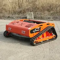 SH-800L flat blade remote mower — 800mm wireless lawn mower for gardens and slopes